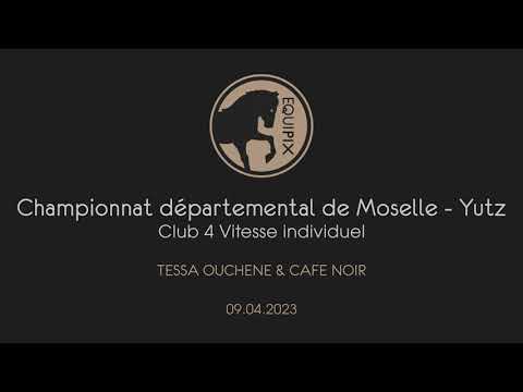 CSO Championnat départemental de Moselle - Yutz -2023 - TESSA OUCHENE & CAFE NOIR